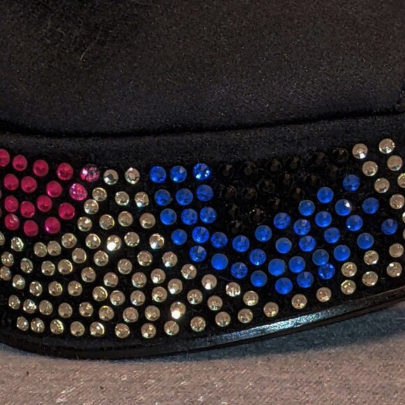 Steve Madden Sparkly Multi Colour Stiletto Heel Shoes Gimmick - Picture 7 of 8